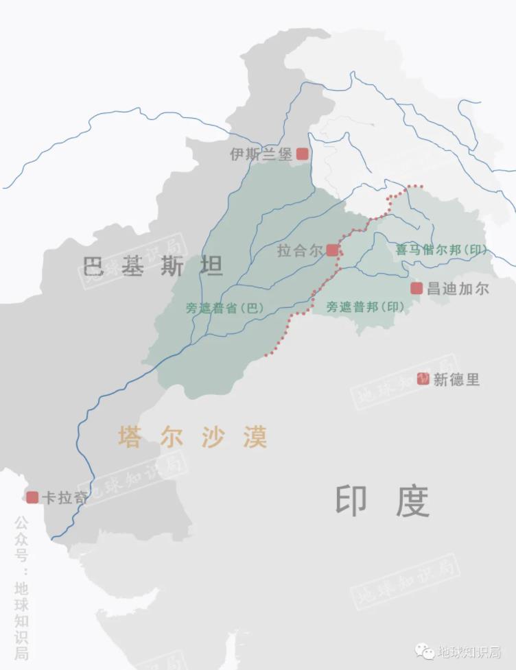 在地理上也分布不均,加之半岛上的两大水系:恒河,印度河,印度都是部分