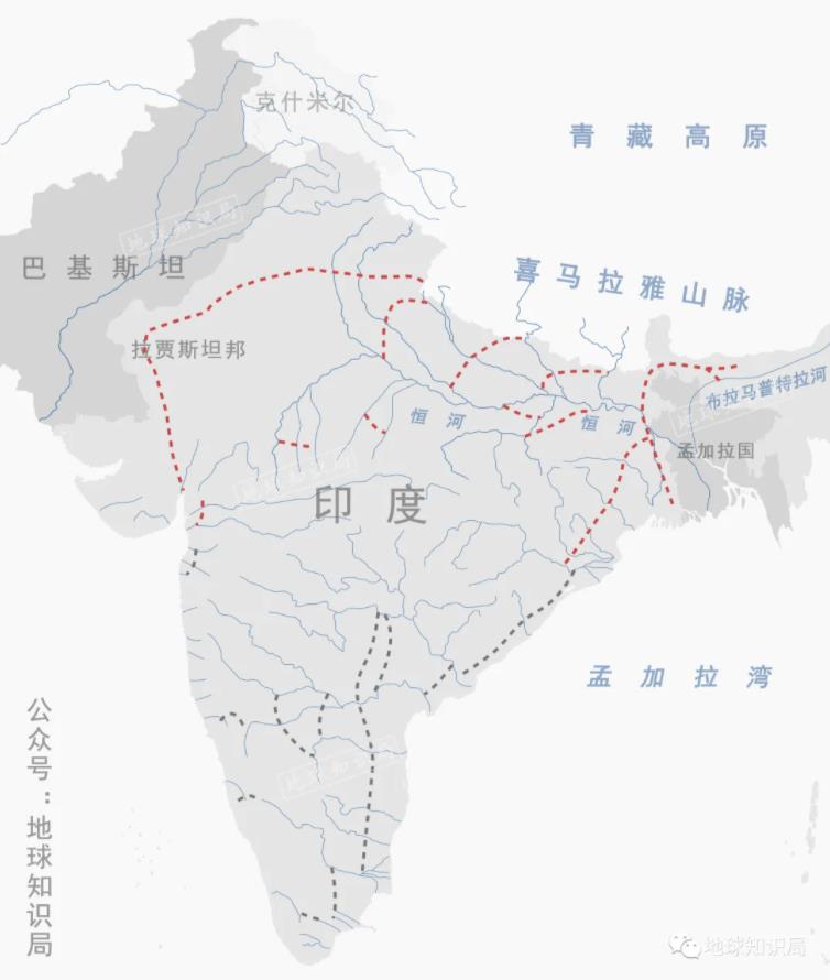 喜马拉雅水系是印度淡水资源最丰富的地区,被nwda定义为水资源盈余