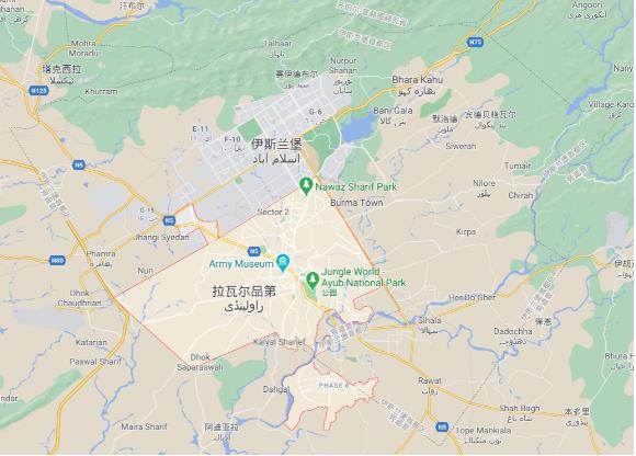 伊斯兰堡与拉瓦尔品第组成的城市群